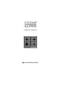 Handleiding Cooke & Lewis CLHB 10 IX Kookplaat