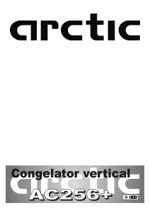 Manual Arctic AC256+ Congelator