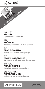 Manual Auriol IAN 289165 Ceas de mana