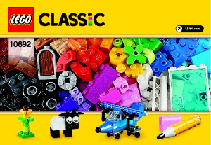 Használati útmutató Lego set 10692 Classic LEGO Kreatív építőelemek