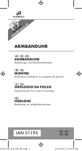 Manuale Auriol IAN 31195 Orologio da polso