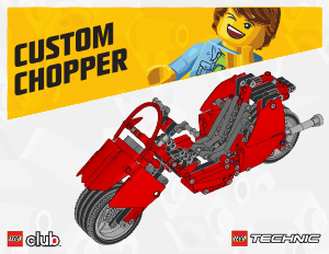 Handleiding Lego Lego Club Coole chopper
