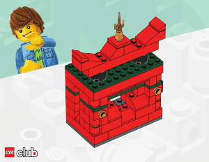 Bruksanvisning Lego Club Ninja bunker