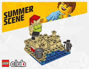 Bruksanvisning Lego Club Sommar scen