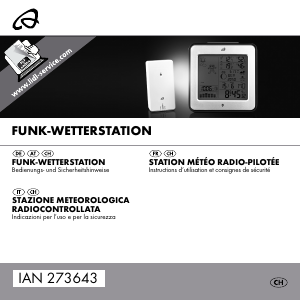 Mode d’emploi Auriol IAN 273643 Station météo