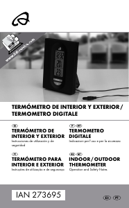 Manual Auriol IAN 273695 Estação meteorológica