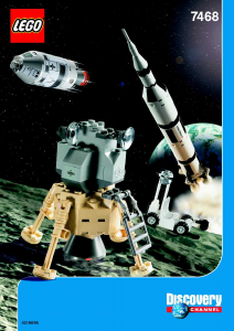 Manual Lego set 7468 Discovery Saturn V moon mission