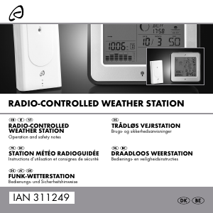 Brugsanvisning Auriol IAN 311249 Vejrstation