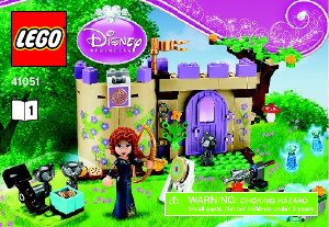 Brugsanvisning Lego set 41051 Disney Princess Meridas højlandslege