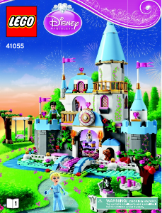 Brugsanvisning Lego set 41055 Disney Princess Askepots romantiske slot