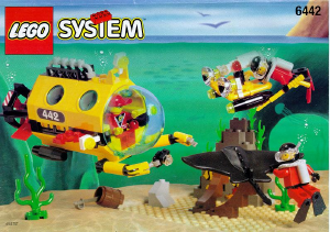 Bruksanvisning Lego set 6442 Divers Ubåt