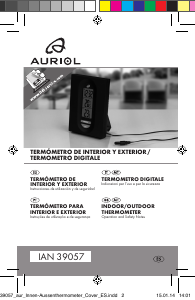 Manual Auriol IAN 39057 Estação meteorológica