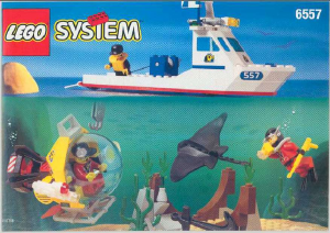 Manual Lego set 6557 Divers Treasure hunters