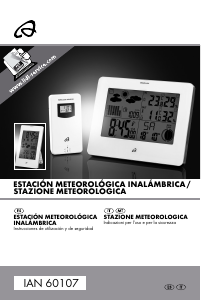 Manual de uso Auriol IAN 60107 Estación meteorológica