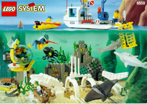 Handleiding Lego set 6559 Divers Diepzeeschatten