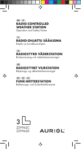 Brugsanvisning Auriol IAN 70340 Vejrstation