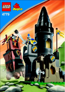 Manual Lego set 4779 Duplo Knights tower