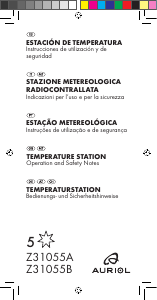 Manual Auriol IAN 88976 Estação meteorológica