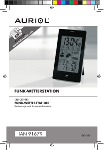 Bedienungsanleitung Auriol IAN 91679 Wetterstation