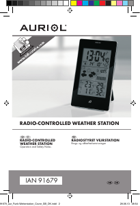 Manual Auriol IAN 91679 Weather Station