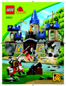 Manuale Lego set 4864 Duplo Castello dei cavalieri in scatola
