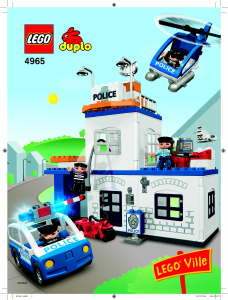 Bedienungsanleitung Lego set 4965 Duplo Polizeistation