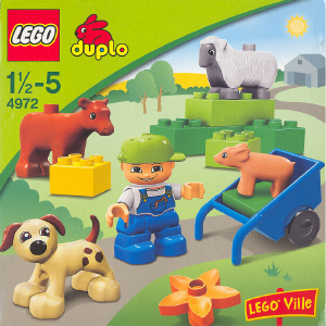 Manual Lego set 4972 Duplo Farmyard