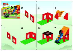 Manual Lego set 4975 Duplo Fermă