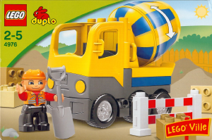 Manual Lego set 4976 Duplo Concrete truck