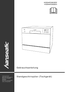 Handleiding Hanseatic HG5544F63602ES Vaatwasser