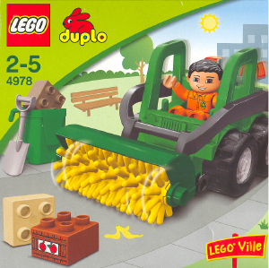 Handleiding Lego set 4978 Duplo Veegmachine