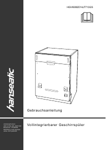 Handleiding Hanseatic HGVI6082D14J7713GS Vaatwasser