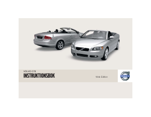 Bruksanvisning Volvo C70 (2009)