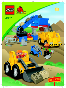 Manual Lego set 4987 Duplo Gravel pit