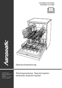 Handleiding Hanseatic HGTI6082C13K7709DS Vaatwasser