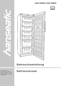 Bedienungsanleitung Hanseatic HGS17060EW Gefrierschrank