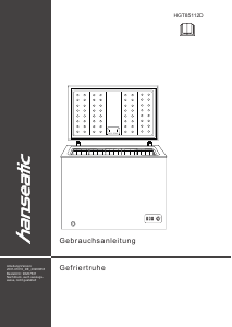 Handleiding Hanseatic HGT85112D Vriezer