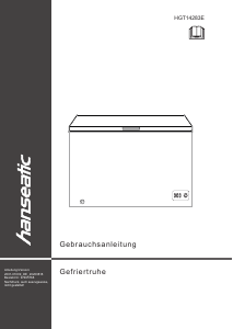 Handleiding Hanseatic HGT14283E Vriezer