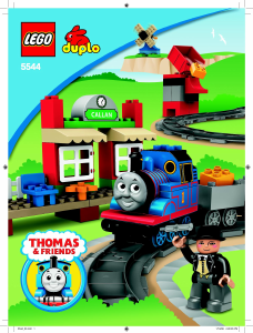 Manual Lego set 5544 Duplo Thomas starter set