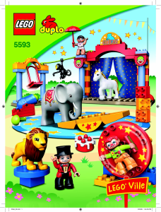 Manual Lego set 5593 Duplo Circus