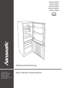 Bedienungsanleitung Hanseatic HKGK14349FR Kühl-gefrierkombination