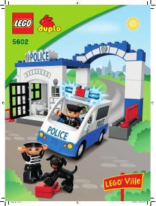 Manual Lego set 5602 Duplo Police station