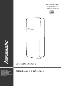 Handleiding Hanseatic HRKS15360GEMBK Koelkast