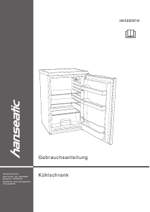 Handleiding Hanseatic HKS8555FW Koelkast