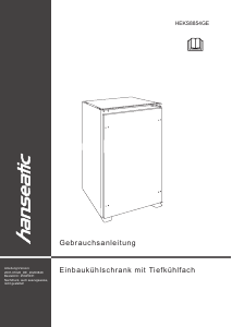 Manual Hanseatic HEKS8854GE Refrigerator