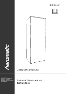 Bedienungsanleitung Hanseatic HEKS12254GF Kühlschrank