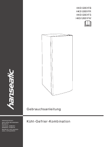 Bedienungsanleitung Hanseatic HKS12851FS Kühlschrank