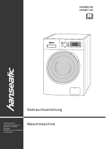 Handleiding Hanseatic HWMB814B Wasmachine