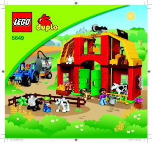 Bruksanvisning Lego set 5649 Duplo Stor bondgård