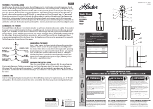 Manual de uso Hunter 19086 Squire Lámpara